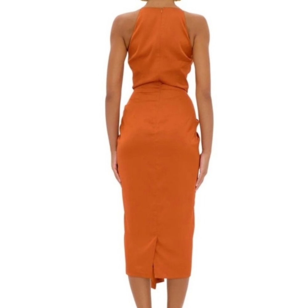 Andrea Iyamah Reni Dress – Rust Orange (XL / Size 12, NWOT) - Picture 7 of 8